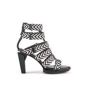 NEW UNITED NUDE women's lev roma high gladiator sandals in mono
